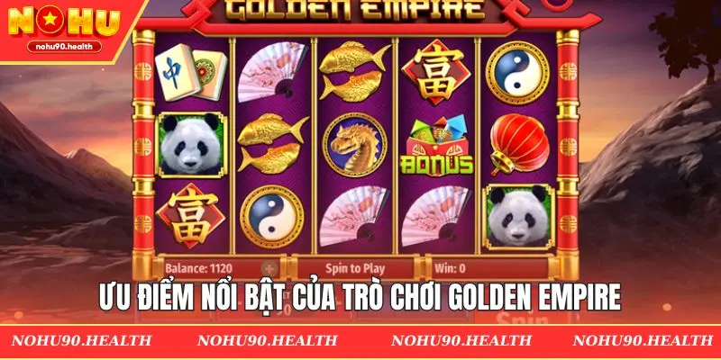 Ưu điểm đáng kể của slot đế chế hoàng kim